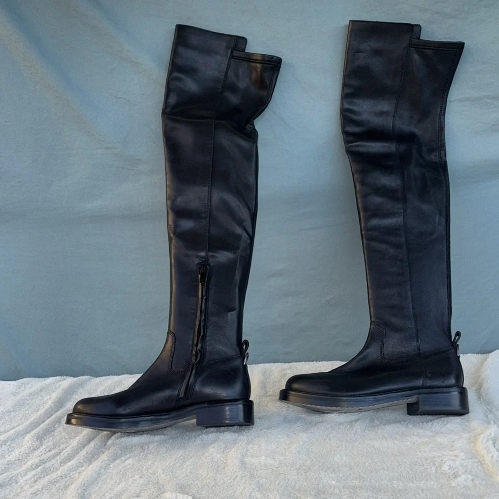 NWOT‎ Sam Edelman Narisa Black Over the Knee Boots Size 5.5